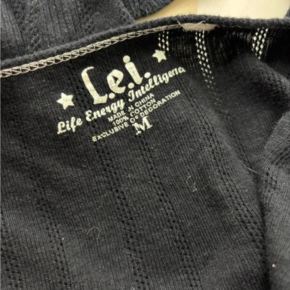 Black Long Sleeve Women's Top - Picture 4 of 5